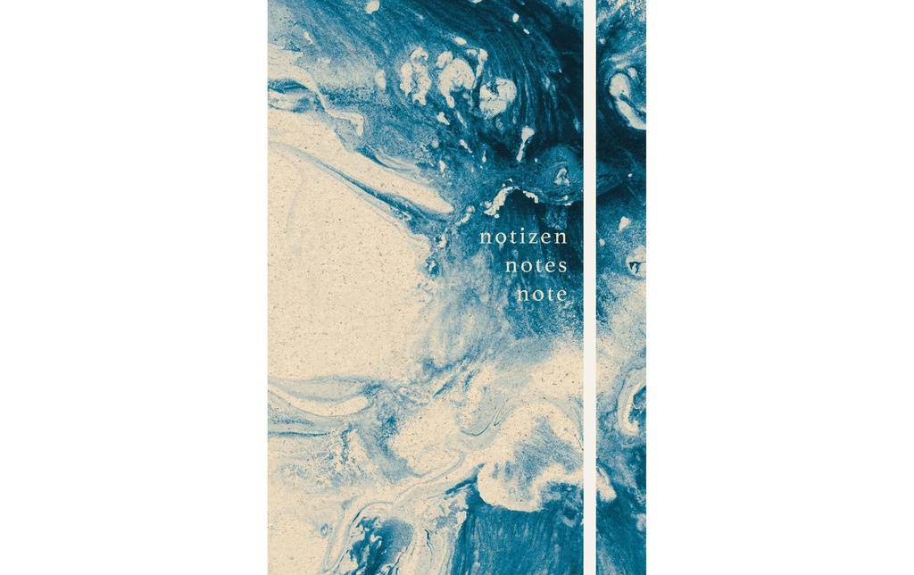[266109008] NATUR VERLAG Bloc-note papier végé Bluesand (80 pces)
