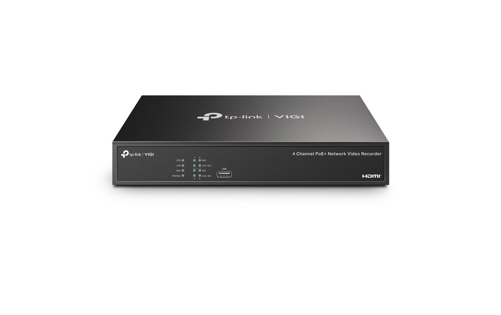 TP-Link Enregistreur réseau PoE VIGI NVR1004H-4P 0 TB, 4 Canal