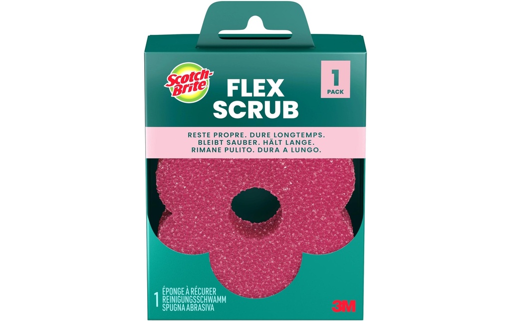 Scotch-Brite Eponge à vaisselle 3M Flex Scrub 1 pièce