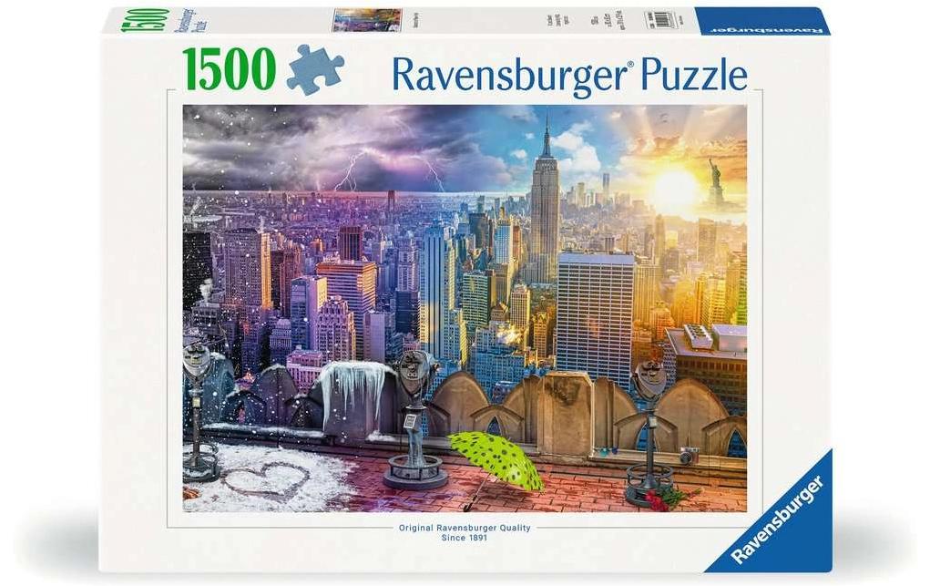 Ravensburger Puzzle New York en hiver et en été