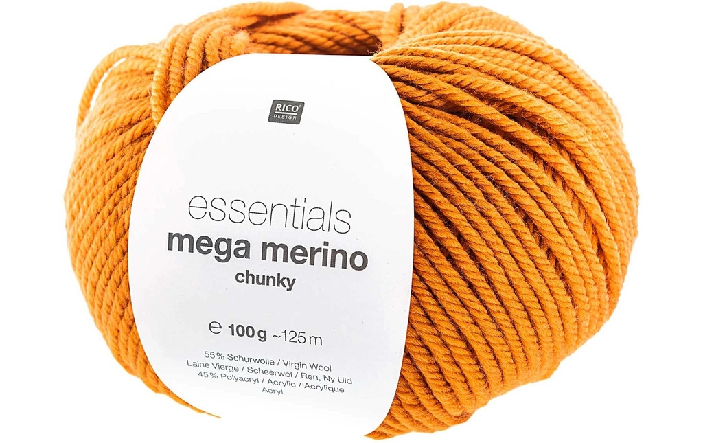 Rico Design Laine Essentials Mega Wool chunky 100 g, Orange