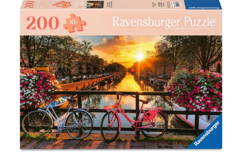 Ravensburger Puzzle Vélos à Amsterdam 200 pièces