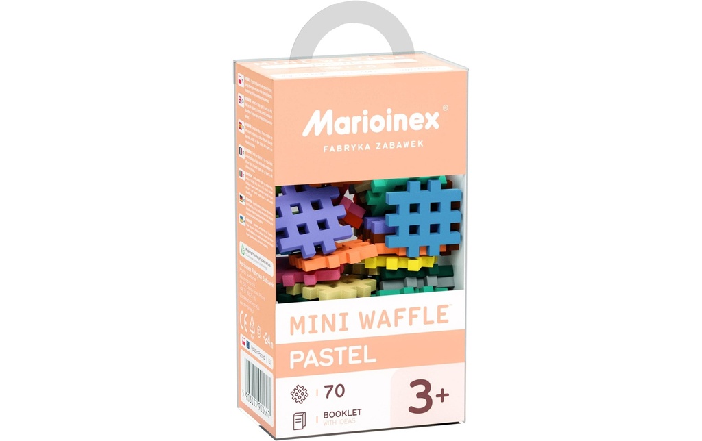 Max Bersinger Modules de construction Marioinex Mini Waffle Pastel - 70 pièces