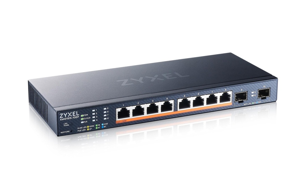 Zyxel PoE++ Switch XMG1915-10EP 10 ports