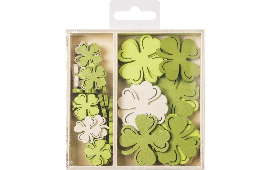 Heyda Décoration à éparpiller Shamrocks 54 pièces