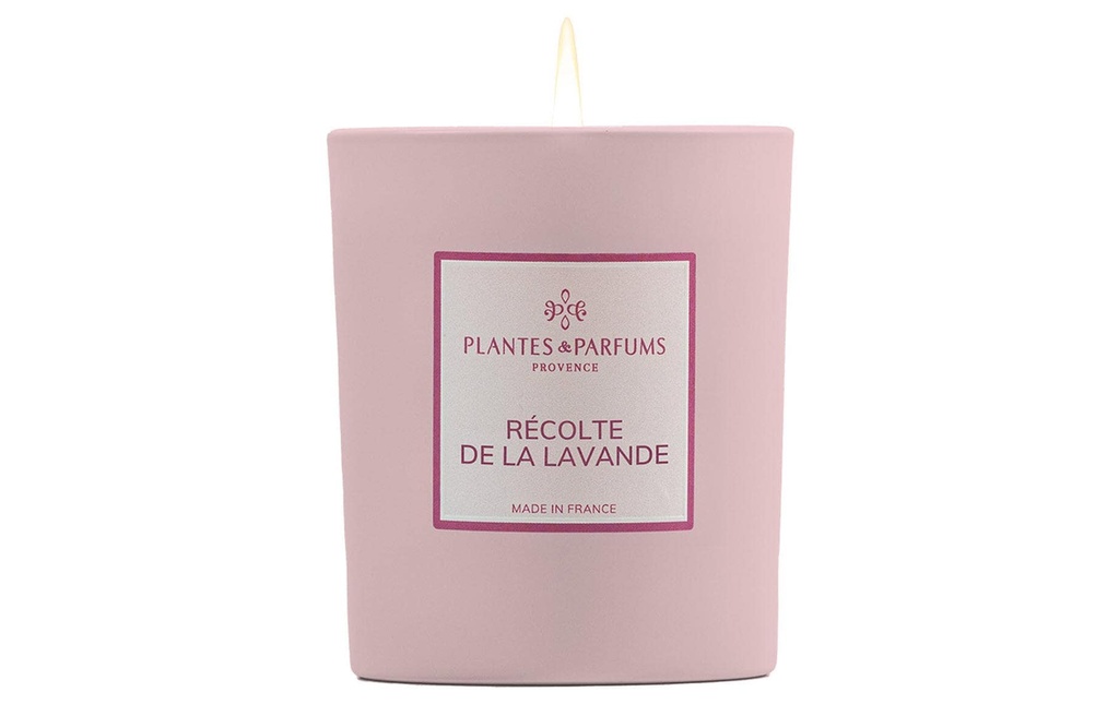 Plantes & Parfums Bougie parfumée Récolte de lavande 180 g