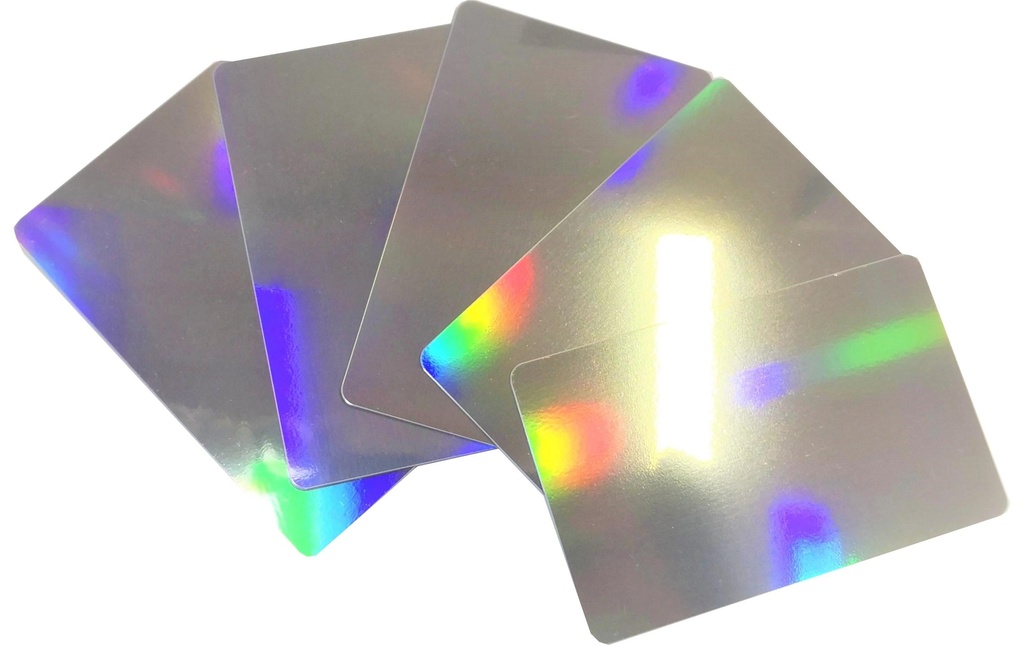 Evolis Carte(s) 86 x 54 x 0.76 mm, film arc-en-ciel