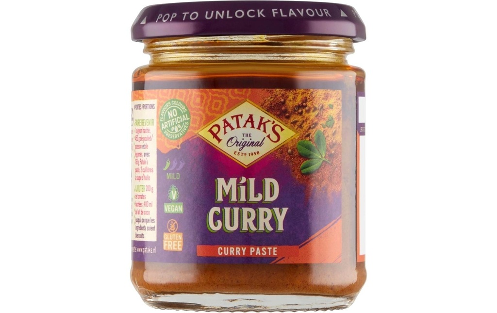 Pataks Pâte de curry doux 165 g