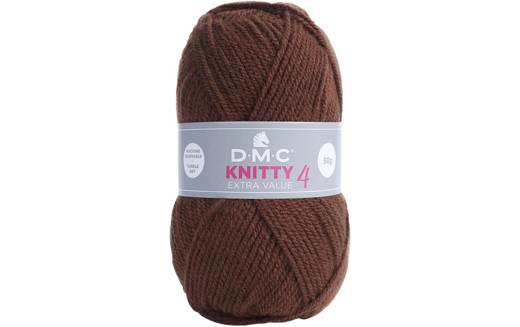 DMC Laine Knitty 4 Mini Marron