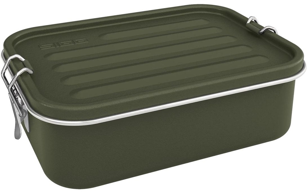 Sigg Boîte casse-croûte Gemstone 1.1 l acier inoxydable, Roasted Grenn