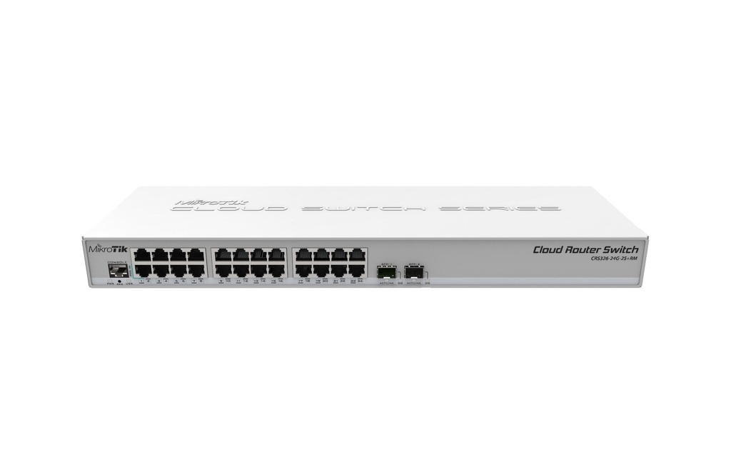 MikroTik Switch CRS326-24G-2S+RM 24 Port
