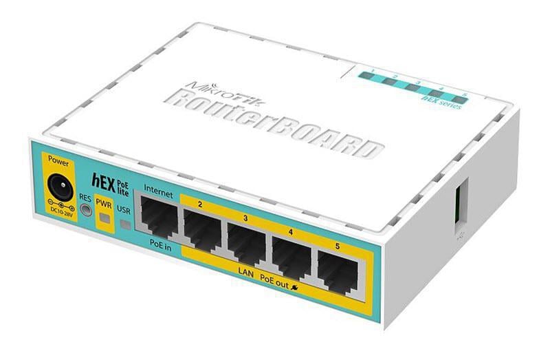 MikroTik Routeur VPN hEX PoE lite RB750UPR2