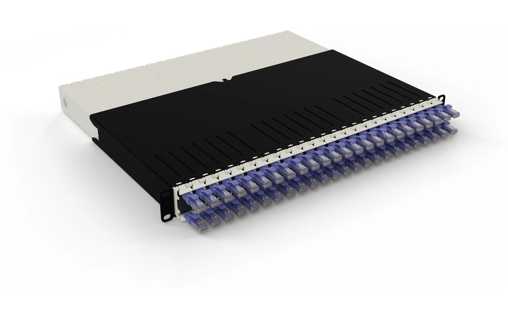 Patchbox patchbox.one / 8RU / Cat 6A, UTP, 0.8 m, Violet
