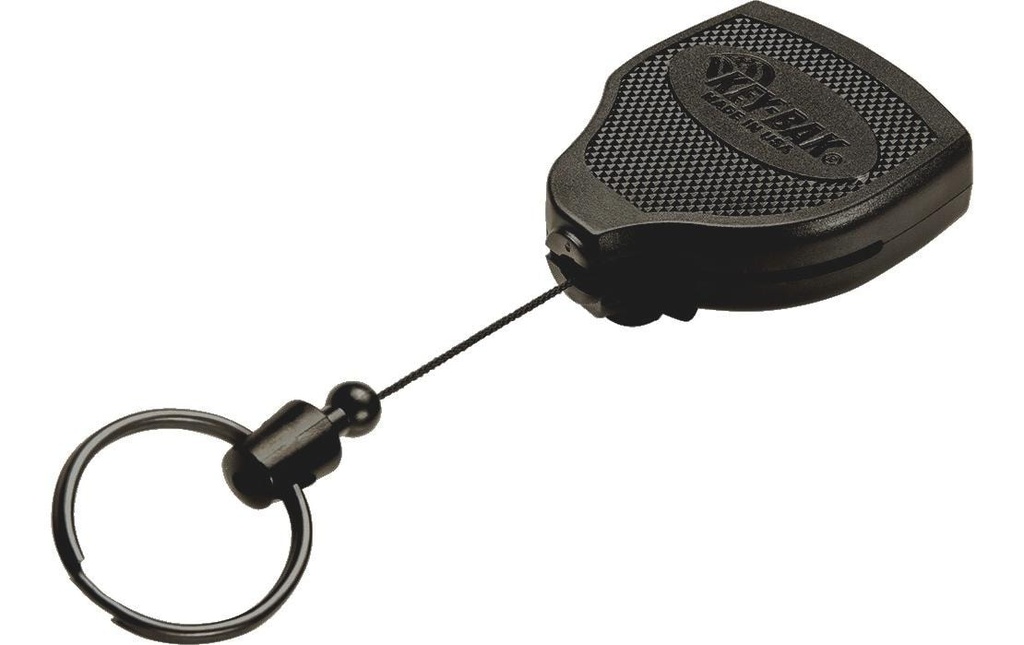 KEY-BAK Porte-carte KB Super 48 120 cm, avec clip, Argent