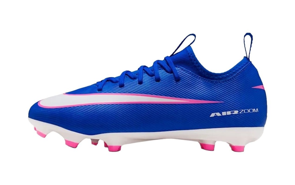 NIKE Chaussures de football Jr Zoom Vapor 16 Academy Bleu/Blanc, 38.5