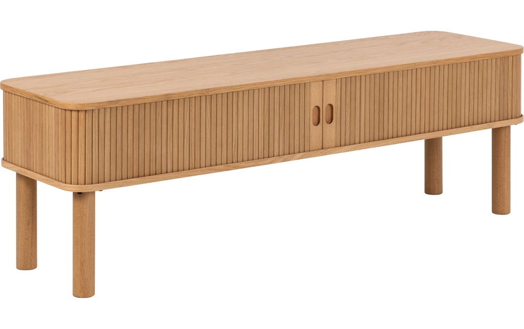 AC Design Meuble TV Langley 140 x 40 cm, Brun