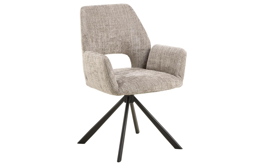 AC Design Chaise Graham 2 pièces, Beige/Gris