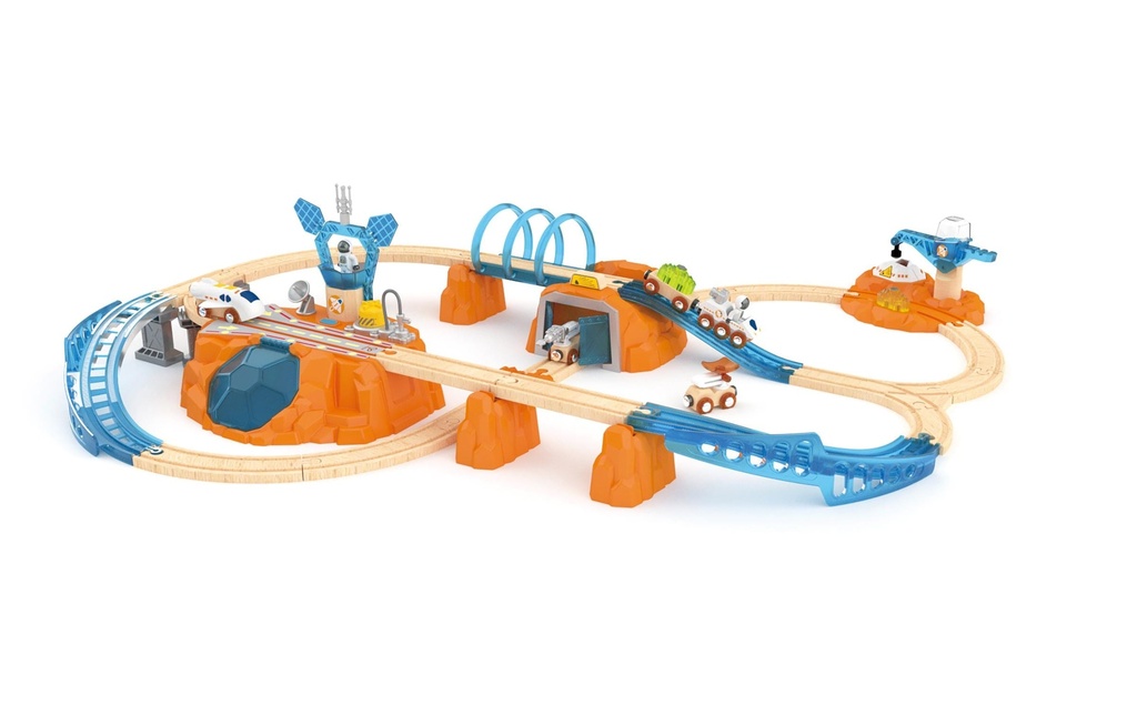 Hape Chemin de fer Mars Exploration Rail Set