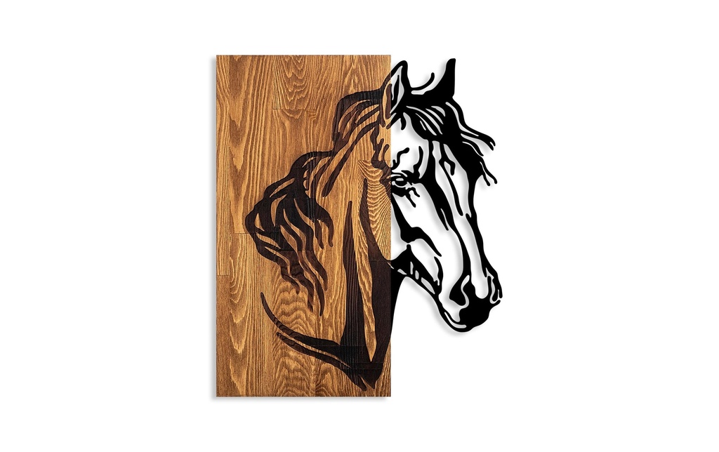 Wallxpert Photo Cheval 48 cm x 57 cm