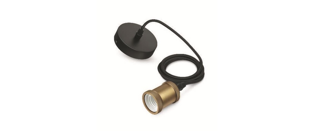 Philips Lampe suspendue Vintage E27, Or