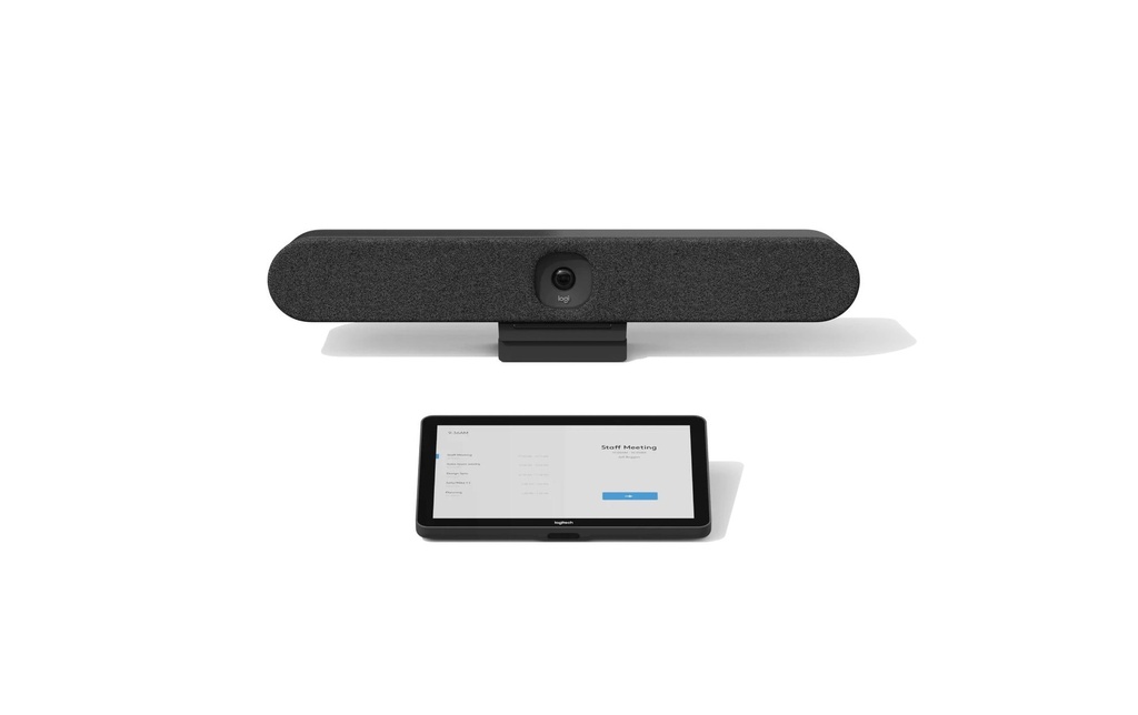 Logitech Rally Bar Huddle Video Collaboration Bar + Tap IP 4K/UHD