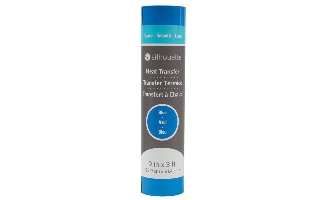 Silhouette Film thermocollant 22.9 cm x 91.4 cm Bleu, lisse