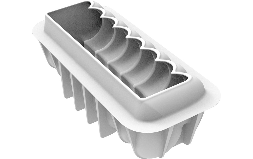 Silikomart Moule à gâteaux Coeurs Gris 24 cm