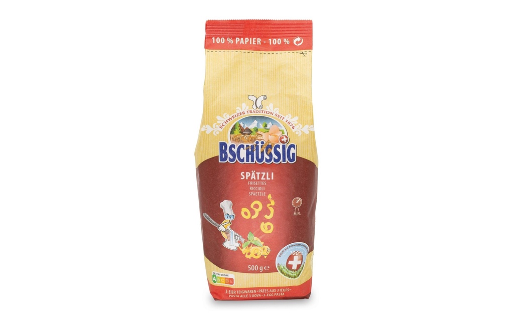 Bschüssig Pâtes alimentaires   Spaetzli 500 g