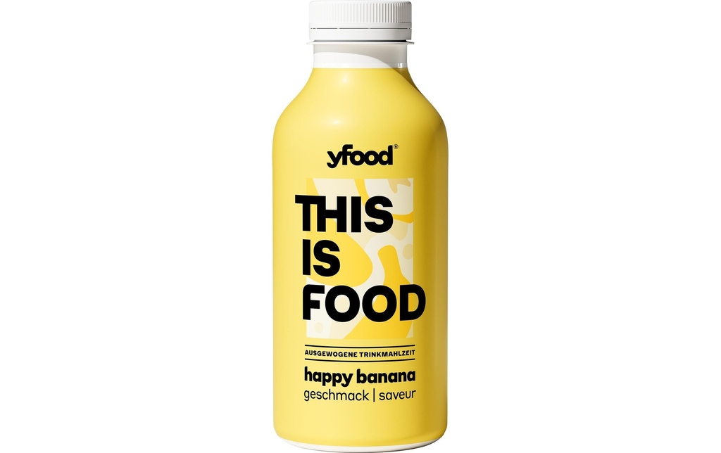 YFOOD Repas à boire Happy Banana 500 ml