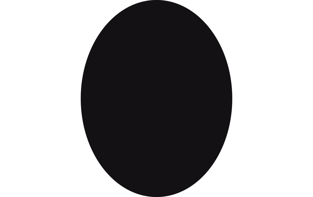 Securit Tableau à craie Silhouette Oval avec Velcro, .