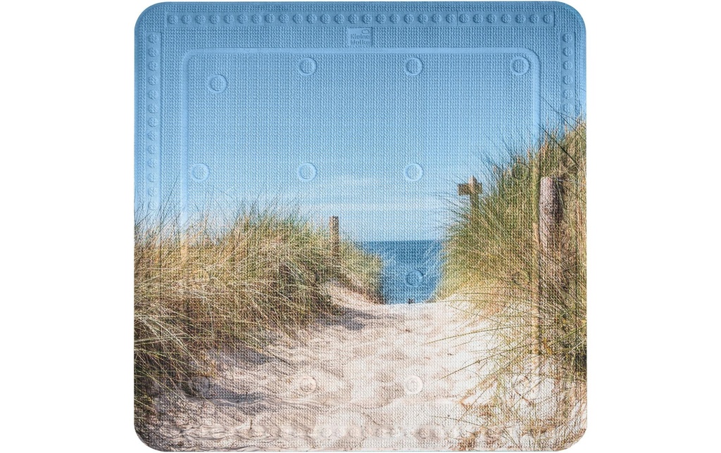 Kleine Wolke Tapis de douche Borkum Beige/Vert/Bleu clair