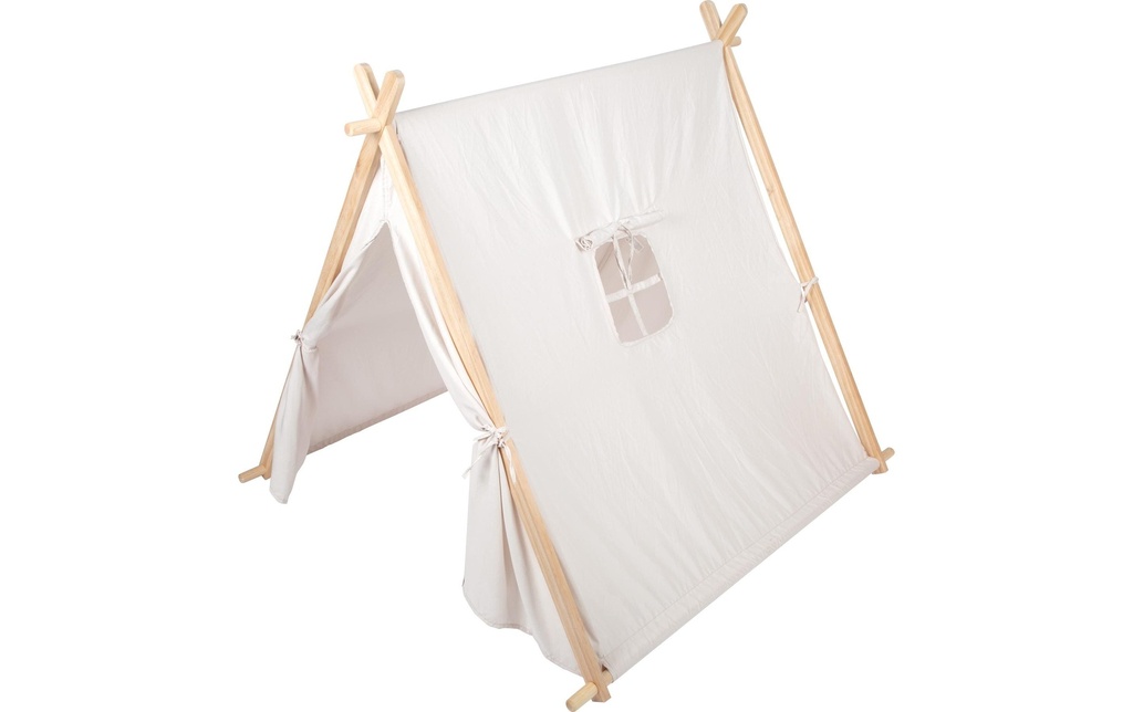 small foot Tente de jeu Blanc naturel