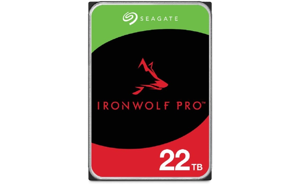 Seagate Disque dur IronWolf Pro 3.5 SATA 22 TB