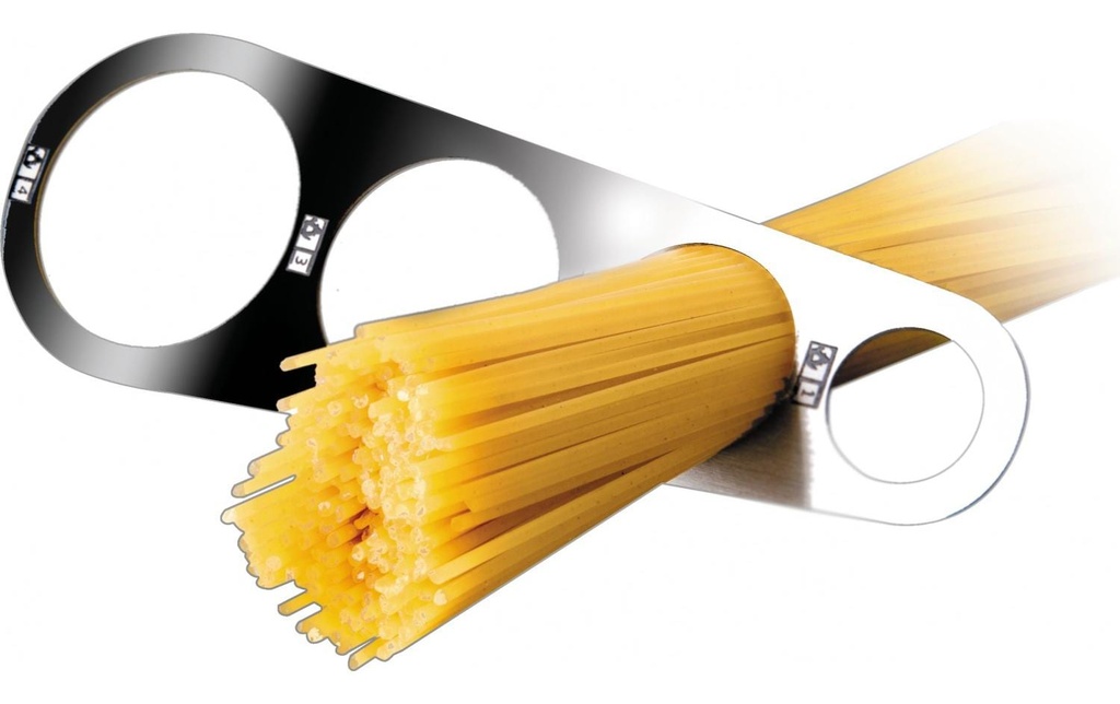 Ibili Couteau à pâtes et à spaghettis en acier inoxydable 16.5 cm Argenté
