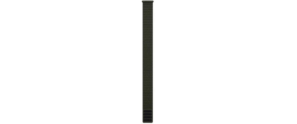 GARMIN Bracelet Ultrafit 26 mm, Noir/Vert foncé