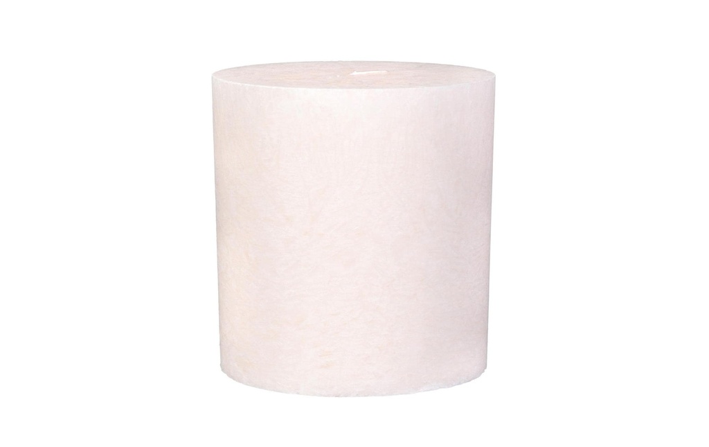 Herzog Kerzen AG Bougie pilier Kristallo Cylindro Ø 10 cm x 10 cm Ivoire