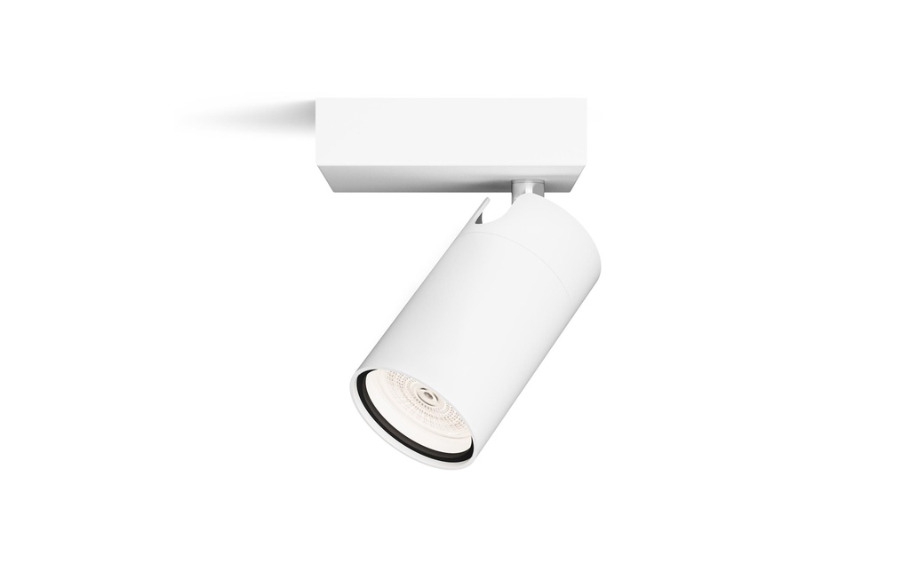 Philips Spot encastré Idris GU10, IP44 Blanc, sans ampoule