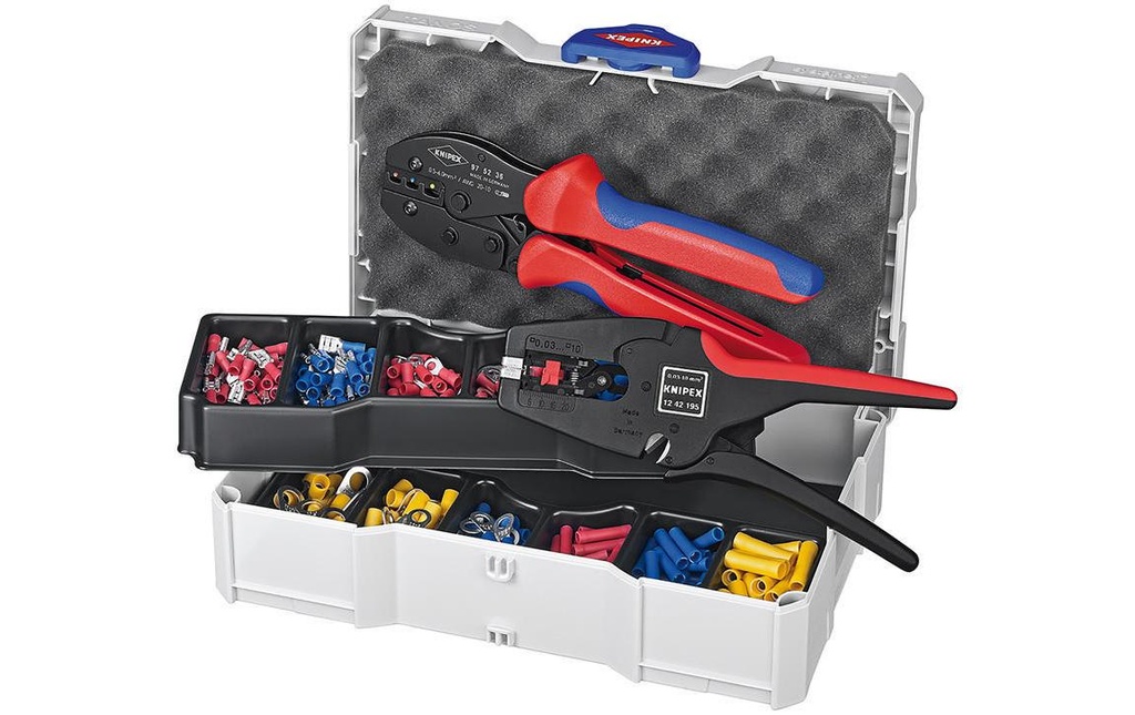 Knipex Assortiment de sertissage pour connecteurs de câbles