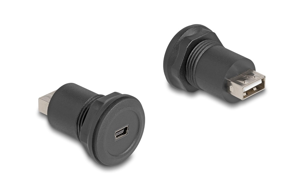 Delock Adaptateur USB 2.0 Prise mini USB B - Prise USB A