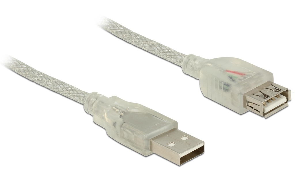Delock Câble de prolongation USB 2.0  USB-A - USB-A 3 m