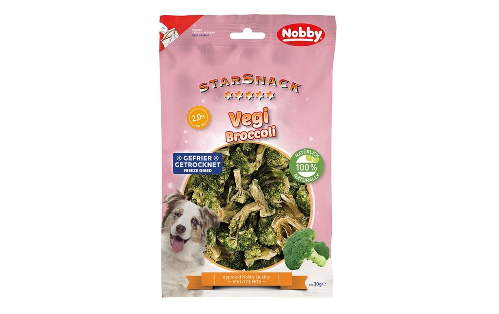 Nobby Friandise StarSnack Vegi Broccoli, 25 g