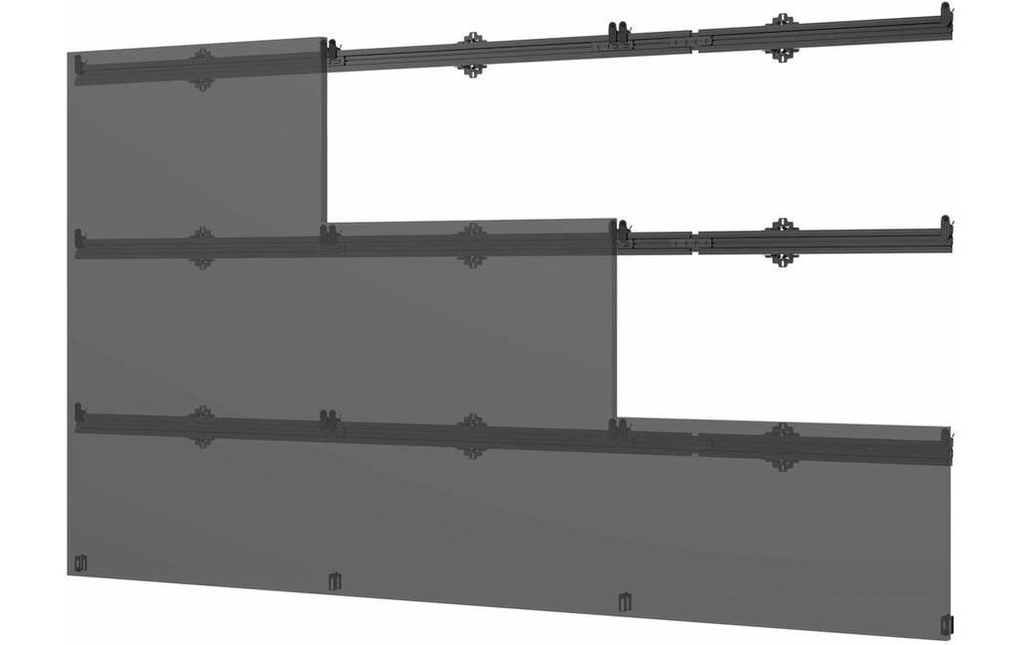 Peerless-AV LEDUNVL-3X3 universal LED Wall Mount jusqu'à 1220 mm