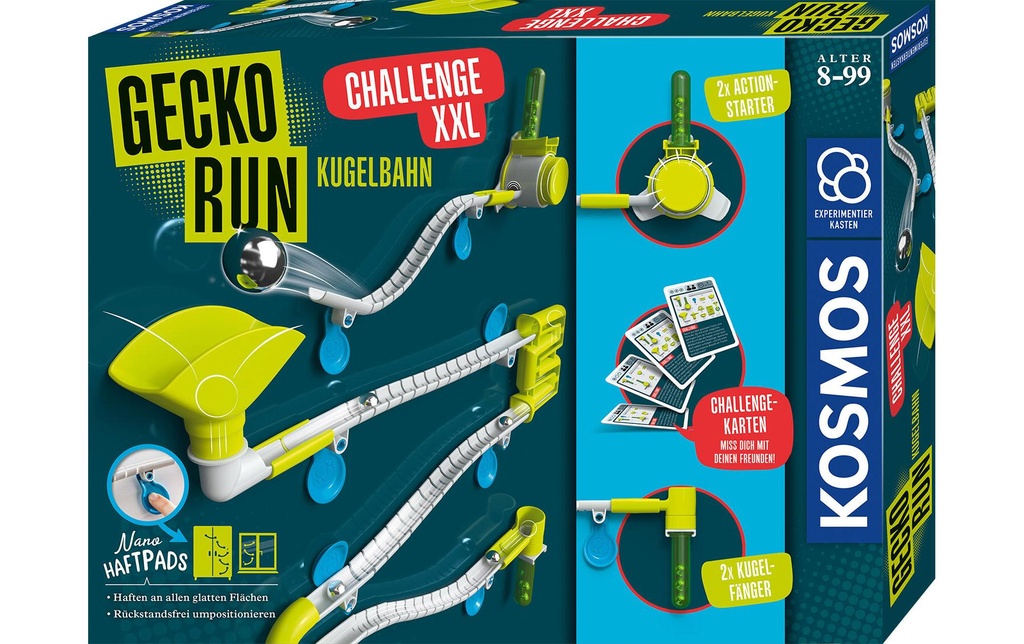 Kosmos Circuit de billes Gecko Run Challenge XXL