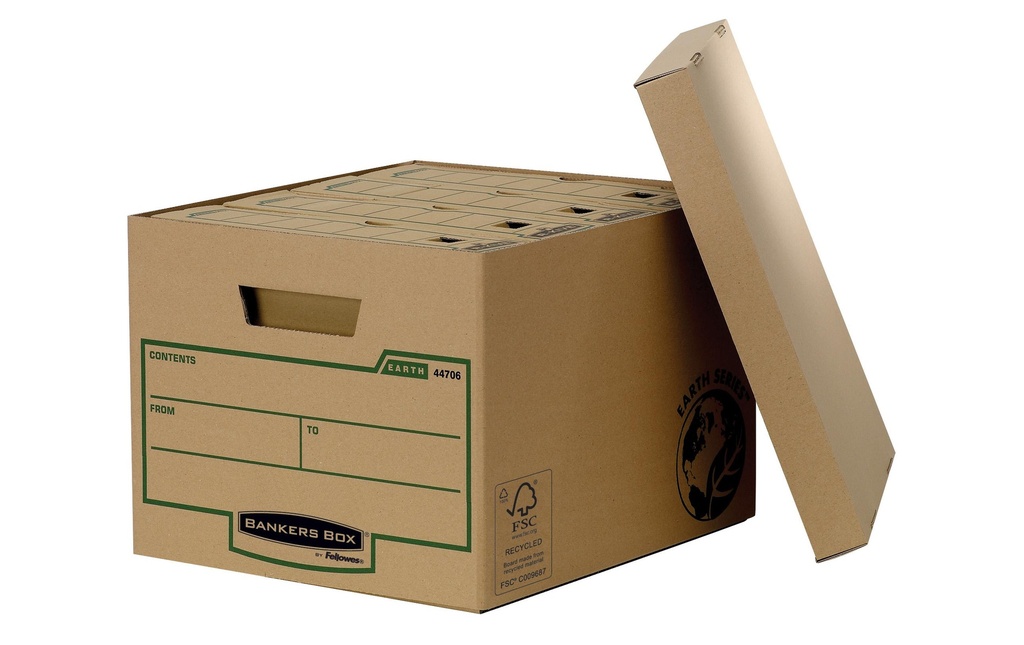 Fellowes Boîte d’archivage R-Kive EarthSeries Brun, 10 pièces