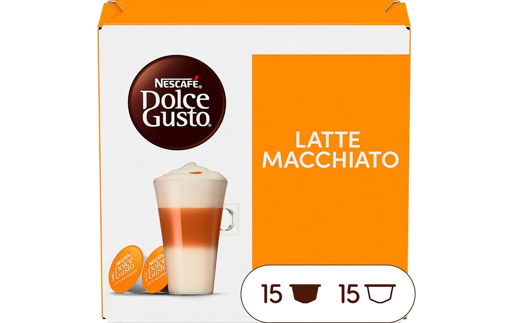 Nescafé Capsules de café Dolce Gusto Latte Macchiato 15 portions