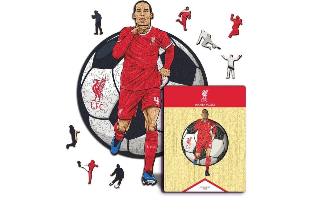 Iconic Puzzle Puzzle en bois Virgil Van Dijk S, 150 pièces