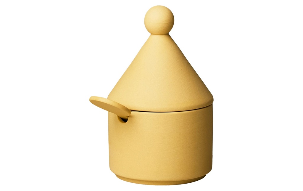 Chic Mic Sucrier avec couvercle et cuillère Good Mood Lemonade