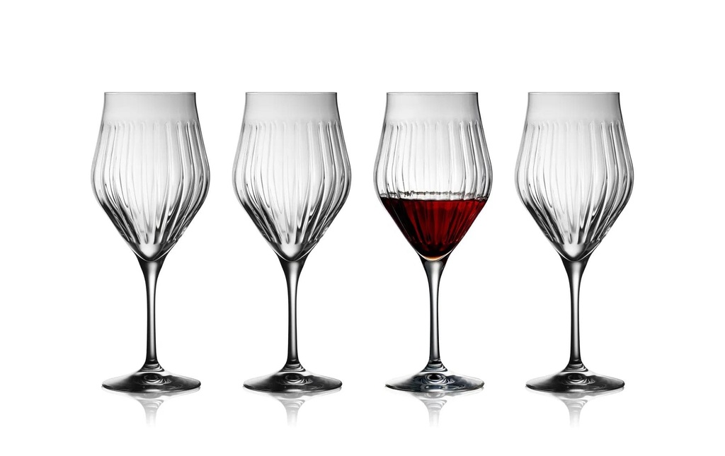 Lyngby Verre à vin rouge Ane 650 ml, 4 Pièce/s, Transparent