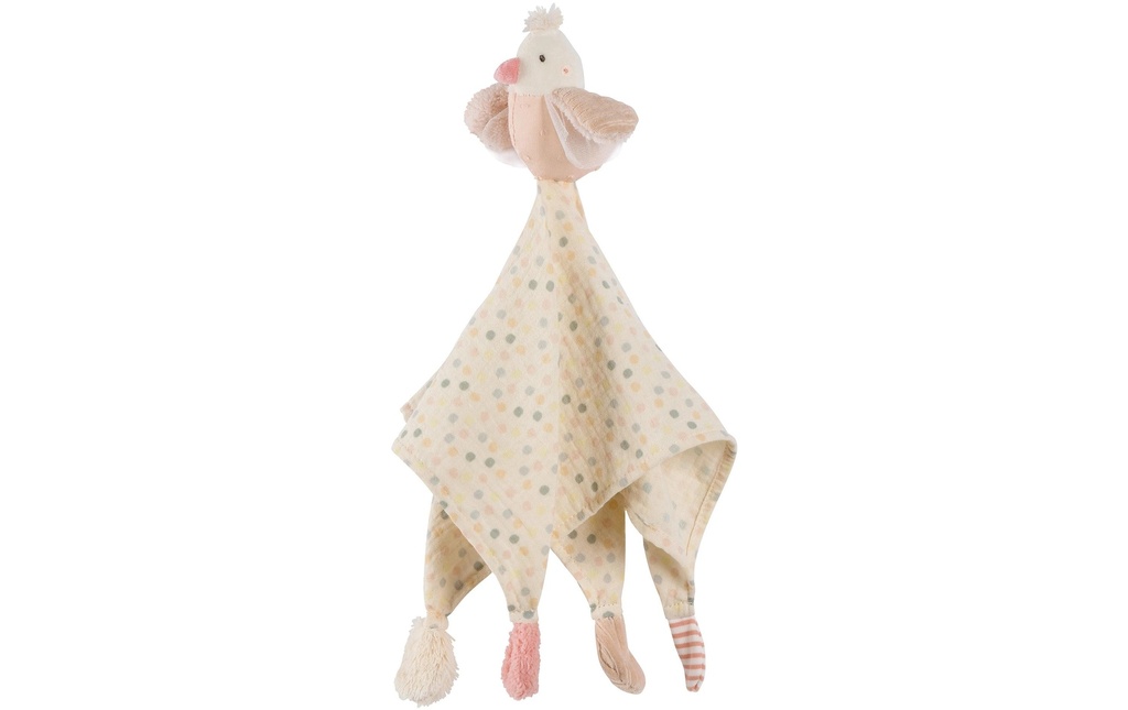 fehn Doudou Mousseline Oiseau