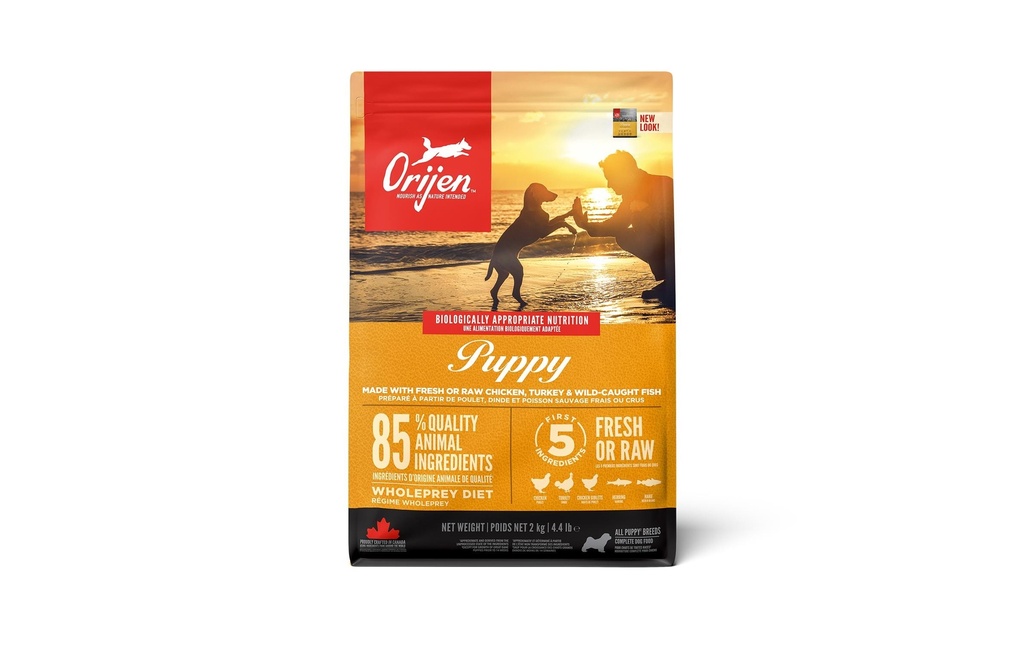 Orijen Alimentation sèche Dog Puppy avec de la volaille, 2 kg